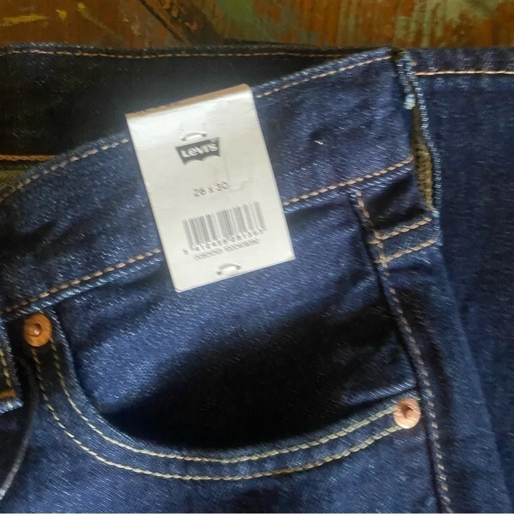 NWT GREAT Mens 501® LEVI'S® ORIGINAL FIT JEANS Jeans Dark Blue